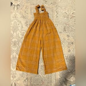 Bebe organic plaid jumper size 6y